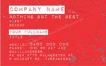 Business Card Builder 004 | Specialised Font | White Text | Regular Mode